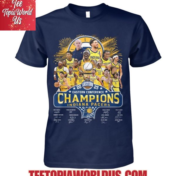 2025 East Conference Champions Indiana Pacers T-Shirt