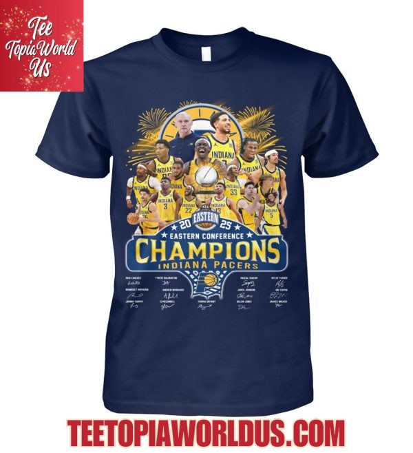 2025 East Conference Champions Indiana Pacers T-Shirt