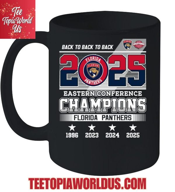 Back To Back To Back 2025 Eastern Conference Champions Florida Panthers T-Shirt