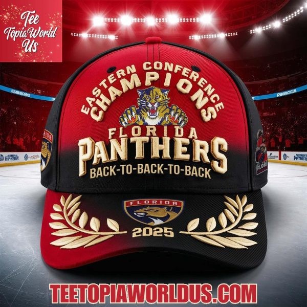 Cats Win Back 2 Back 2 Back Eastern Conference 2023 2024 2025 Champions Florida Panthers T-Shirt, Hoodie, Cap