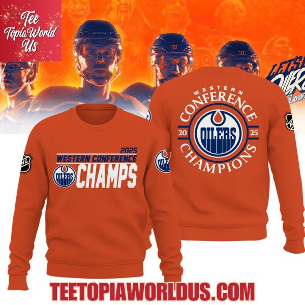 Edmonton Oilers 2025 Western Conference Champions T-Shirt, Hoodie