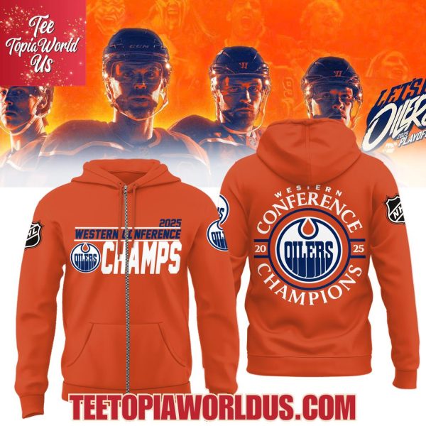 Edmonton Oilers 2025 Western Conference Champions T-Shirt, Hoodie