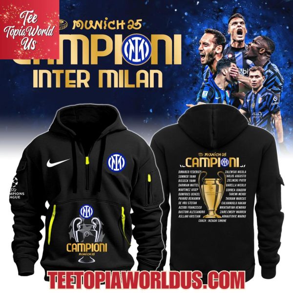 Inter Milan Campioni UEFA 2024-25 Season T-Shirt, Hoodie