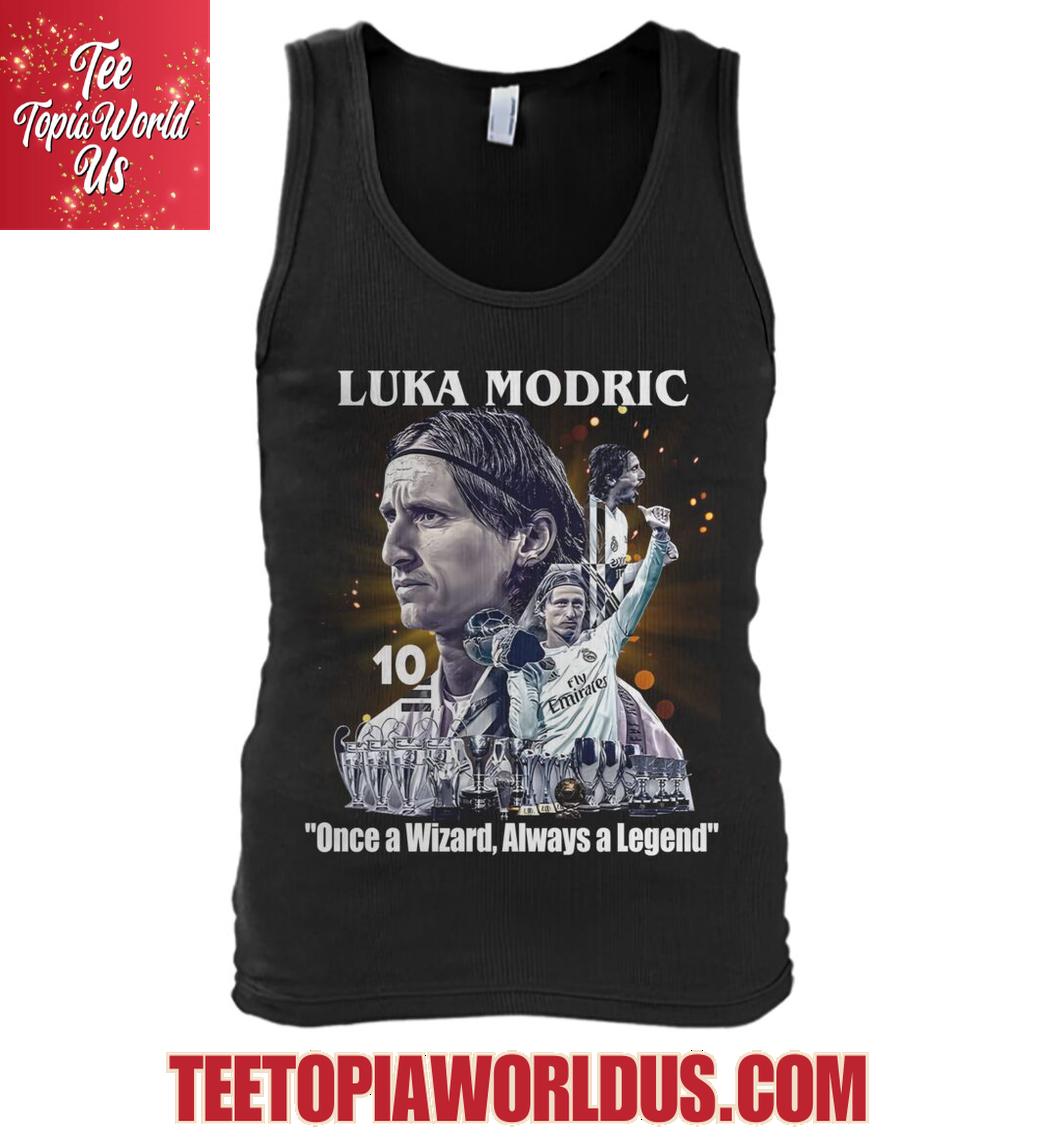 Luka Modric Once A Wizard Always A Legend T-Shirt Luka Modric Once A Wizard Always A Legend T-Shirt