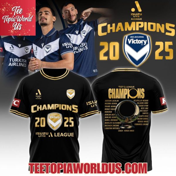 Melbourne City Victory Champions A League 2024-25 Season T-Shirt, Hoodie, Cap