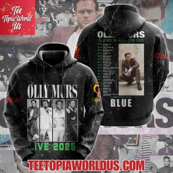Olly Murs 15 Years Of Hits – Live 2025 T-Shirt, Hoodie