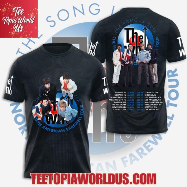 The Who The North American Farewell Tour 2025 T-Shirt, Hoodie