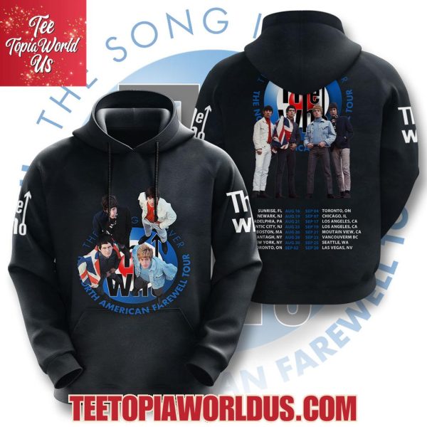 The Who The North American Farewell Tour 2025 T-Shirt, Hoodie