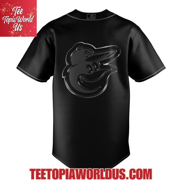 2025 Baltimore Orioles Back In Black Jersey