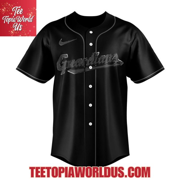 2025 Cleveland Guardians Back In Black Jersey