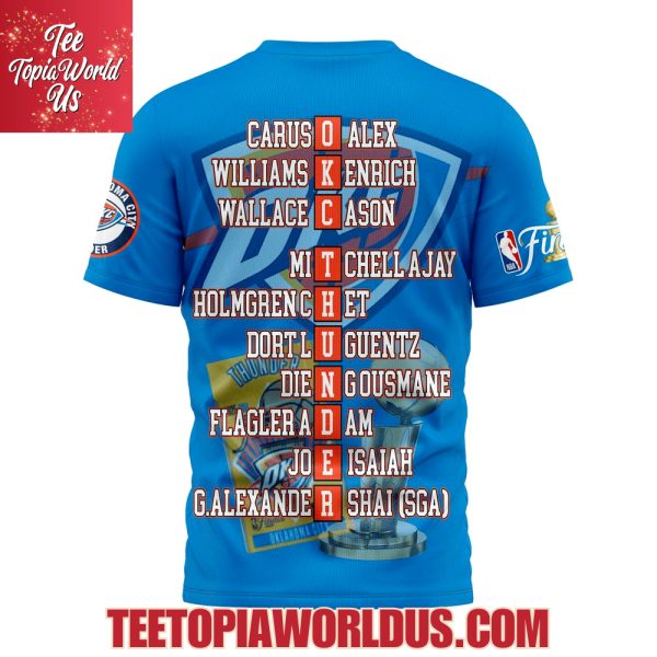 2025 Finals Champions Oklahoma City Thunder T-Shirt