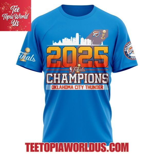 2025 Finals Champions Oklahoma City Thunder T-Shirt