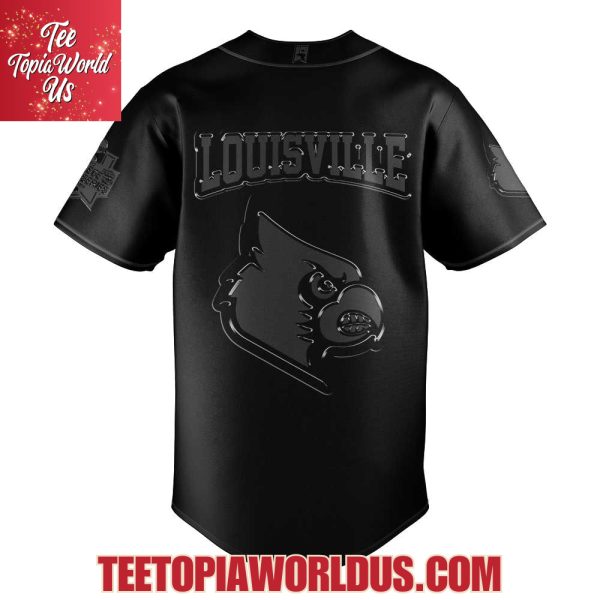 2025 Louisville Baseball Back In Black Jersey