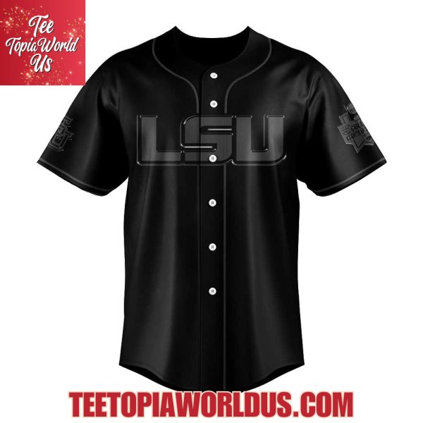 2025 LSU Baseball Back In Black Jersey