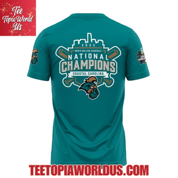 2025 Men’s College Baseball Champions Coastal Carolina T-Shirt, Cap, Hoodie