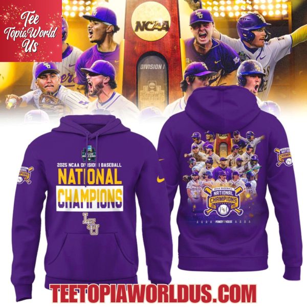 2025 National Champions LSU Baseball Hoodie