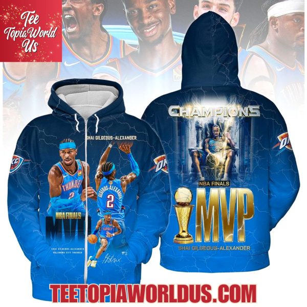 2025 NBA Finals MVP Shai Gilgeous-Alexander T-Shirt, Hoodie