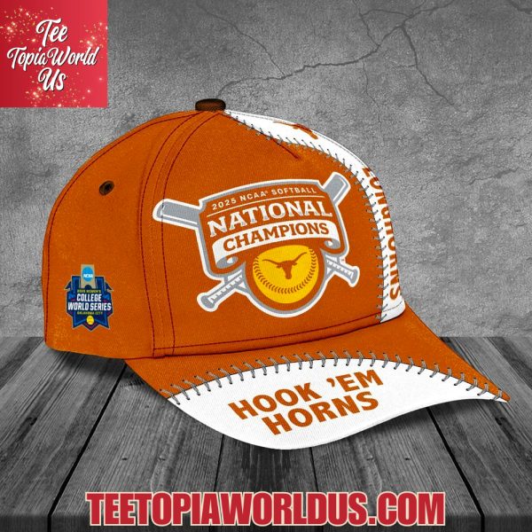 2025 NCAA Softball National Champions Texas Longhorns Cap