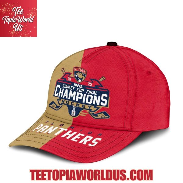 2025 NHL Stanley Cup Final Champions Florida Panthers Cap