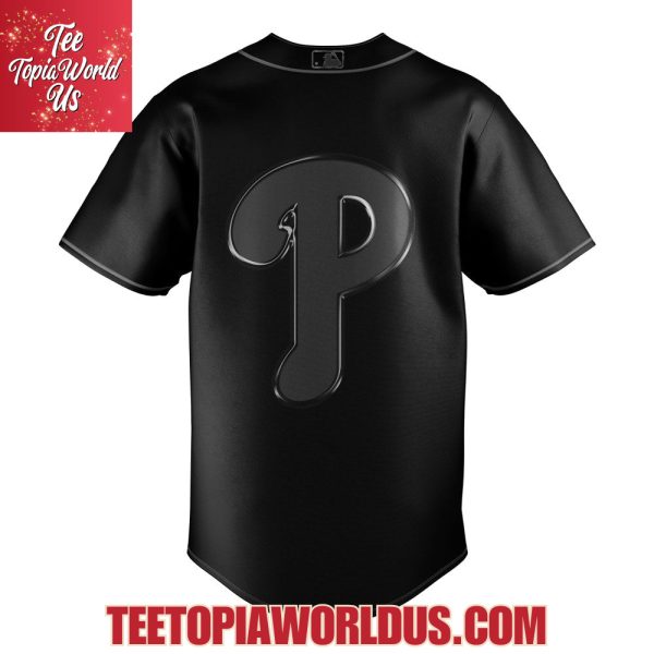 2025 Philadelphia Phillies Back In Black Jersey