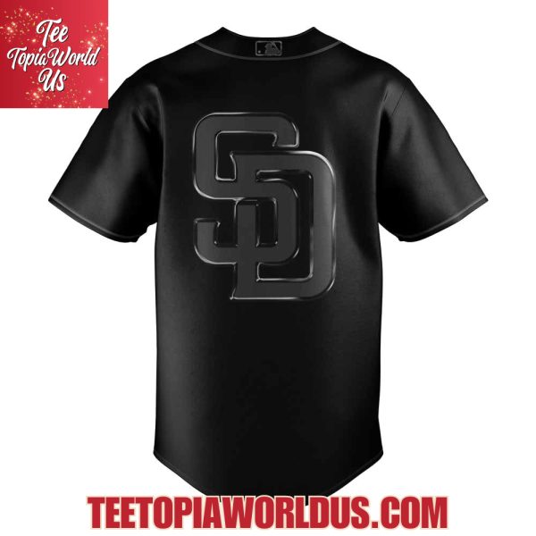 2025 San Diego Padres Back In Black Jersey