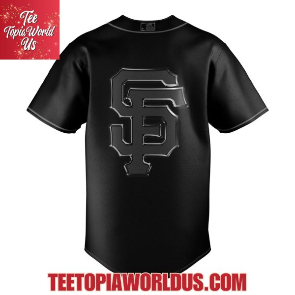 2025 San Francisco Giants Back In Black Jersey