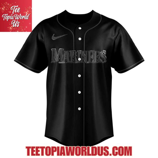 2025 Seattle Mariners Back In Black Jersey