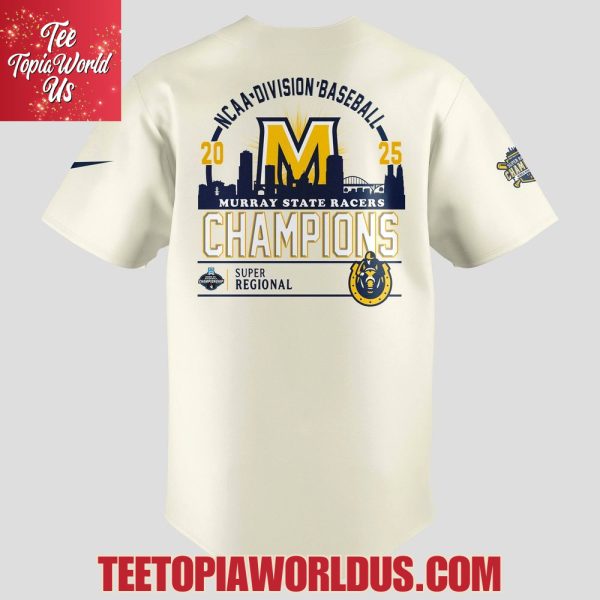 2025 Super Regional Champions Murray State Baseball Jersey