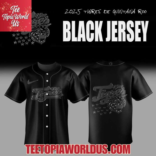 2025 Tigres de Quintana Roo De vuelta en Jersey Negro