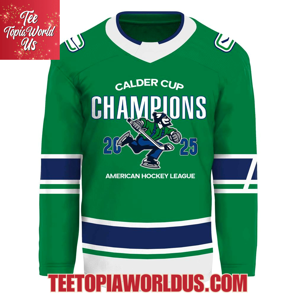 Abbotsford Canucks 2025 AHL Champions Hockey Jersey Abbotsford Canucks 2025 AHL Champions Hockey Jersey