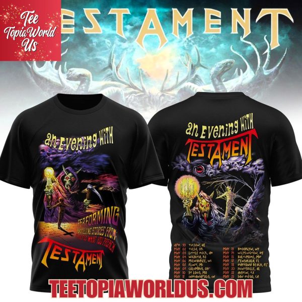 An Evening With Testament T-Shirt, Hoodie