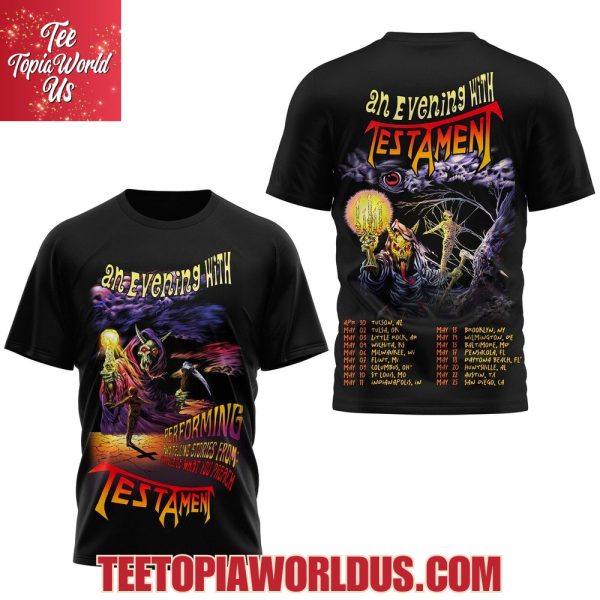 An Evening With Testament T-Shirt, Hoodie