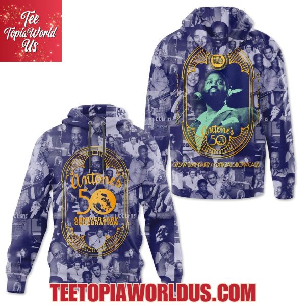 Antone’s 50 Anniversary Celebration T-Shirt, Hoodie