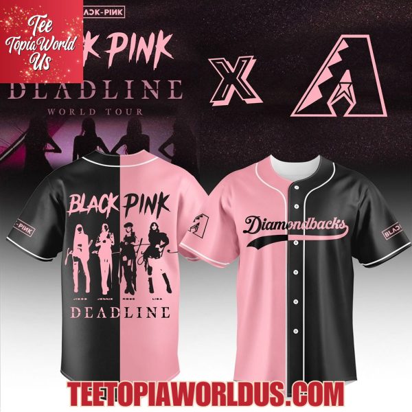 Arizona Diamondbacks x Blackpink Deadline World Tour 2025 Basseball Jersey