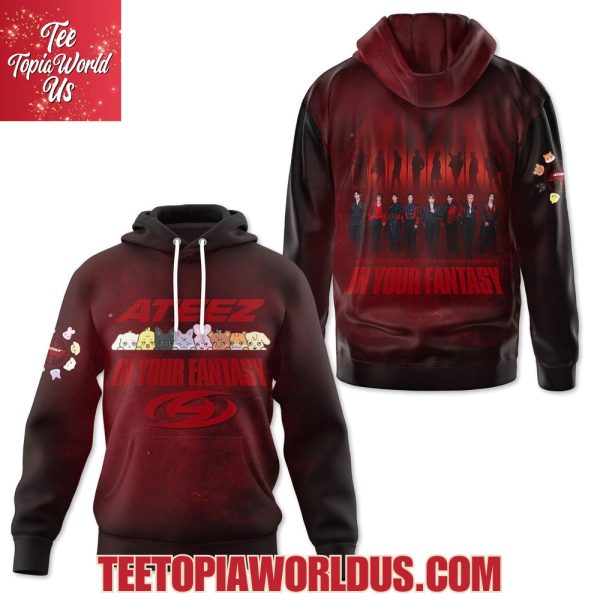 Ateez 2025 World Tour In Your Fantasu T-Shirt, Hoodie