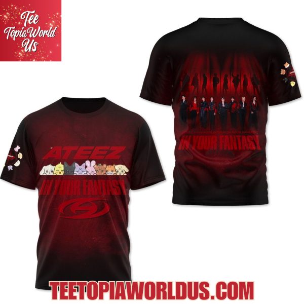 Ateez 2025 World Tour In Your Fantasu T-Shirt, Hoodie