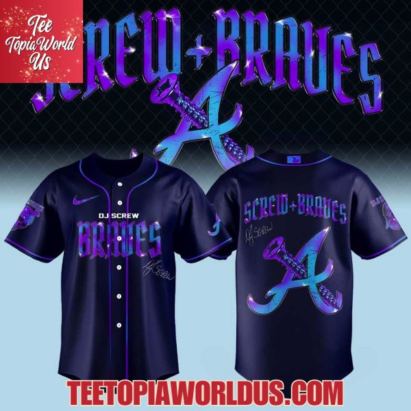 Atlanta Braves Honor All-TimeDJ Screw Signature Jersey