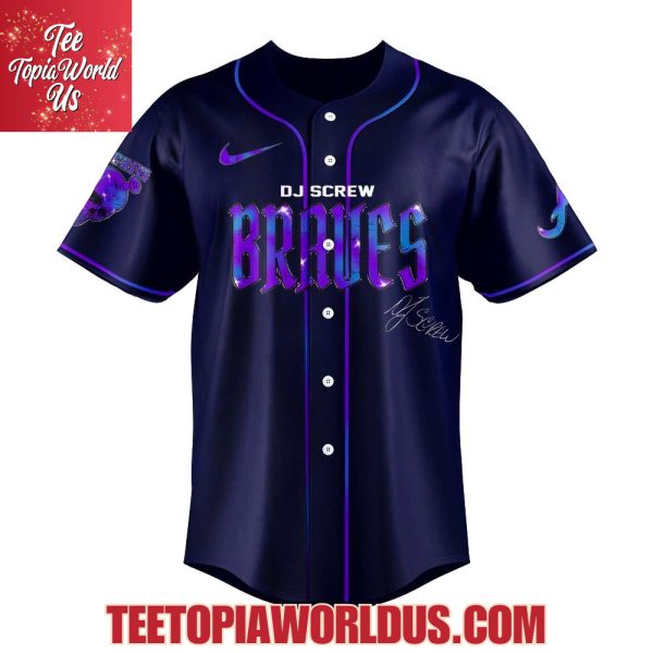 Atlanta Braves Honor All-TimeDJ Screw Signature Jersey