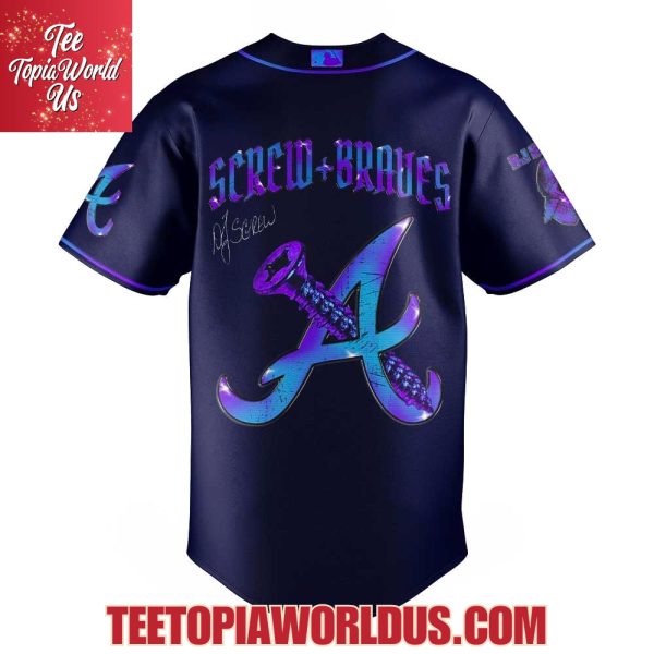 Atlanta Braves Honor All-TimeDJ Screw Signature Jersey