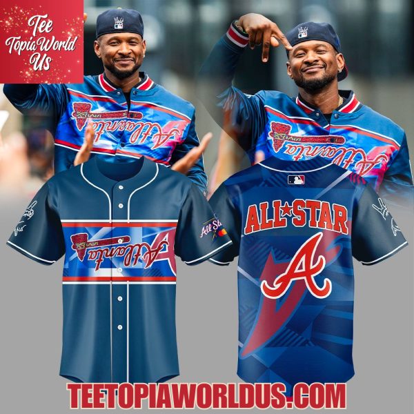Atlanta Braves Peace up, A-Town Down Jacket Jersey