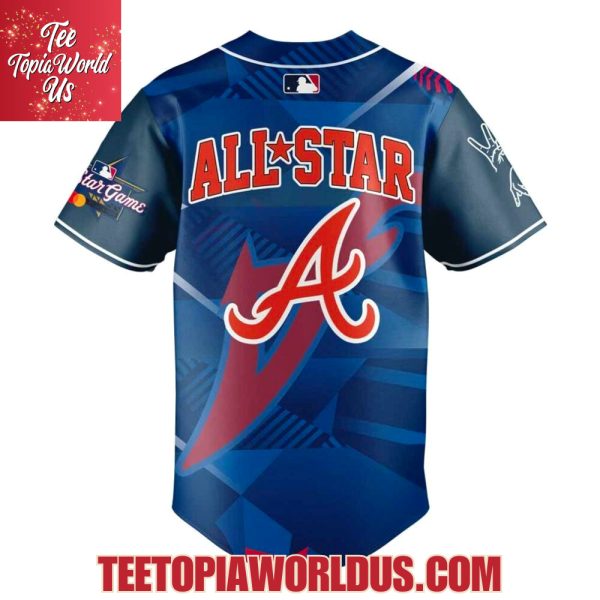 Atlanta Braves Peace up, A-Town Down Jacket Jersey