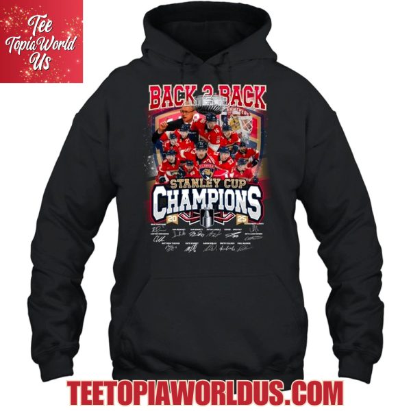 Back 2 Back Stanley Cup Champions 2025 Florida Panthers T-Shirt