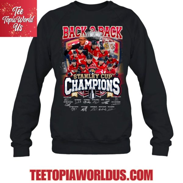 Back 2 Back Stanley Cup Champions 2025 Florida Panthers T-Shirt