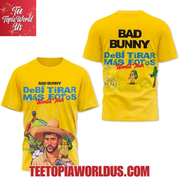 Bad Bunny Debi Tirar Mas Fotos World Tour Tshirt, Hoodie
