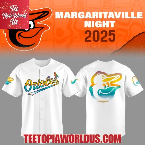 Baltimore Orioles Baseball Margaritaville Night Jersey
