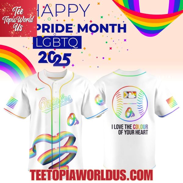 Baltimore Orioles x Pride Month 2025 Baseball Jersey