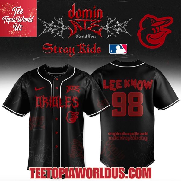 Baltimore Orioles x Stray Kids Dominate World Tour 2025 Baseball Jersey
