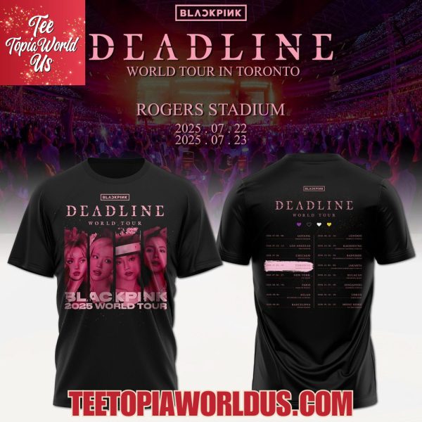 Blackpink DeadLine World Tour 2025 T-Shirt, Hoodie