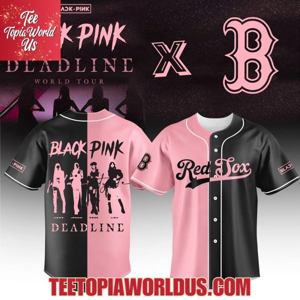Boston Red Sox x Blackpink Deadline World Tour 2025 Basseball Jersey