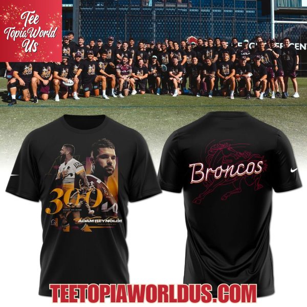 Brisbane Broncos Adam Reynolds 300 Games T-Shirt, Hoodie